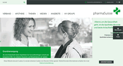 Desktop Screenshot of pharmasuisse.org