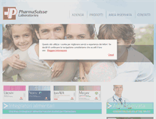Tablet Screenshot of pharmasuisse.it